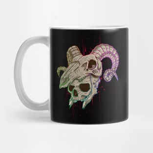 Skull Horn Mug